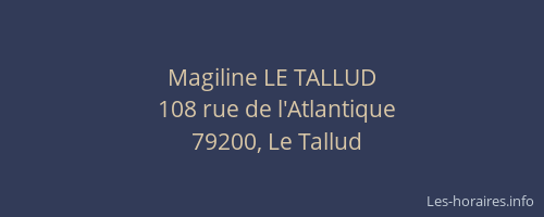 Magiline LE TALLUD