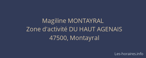 Magiline MONTAYRAL