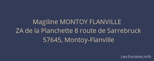 Magiline MONTOY FLANVILLE