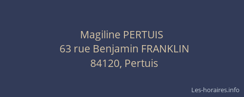 Magiline PERTUIS