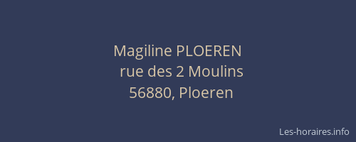 Magiline PLOEREN