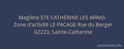 Magiline STE CATHERINE LES ARRAS
