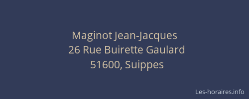 Maginot Jean-Jacques