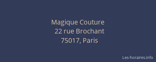 Magique Couture