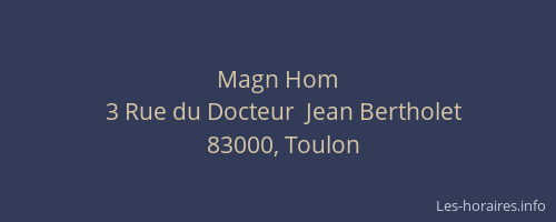 Magn Hom