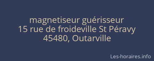 magnetiseur guérisseur