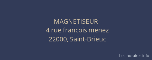 MAGNETISEUR