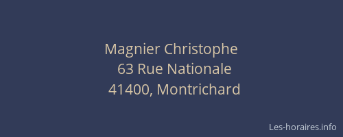 Magnier Christophe