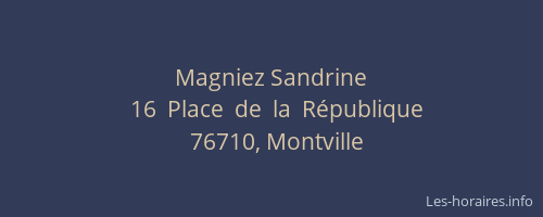 Magniez Sandrine