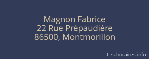 Magnon Fabrice