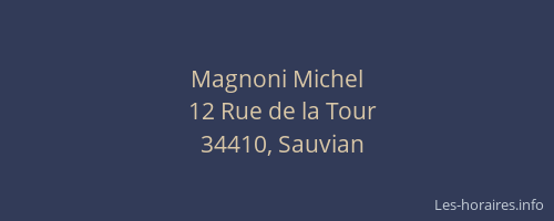 Magnoni Michel