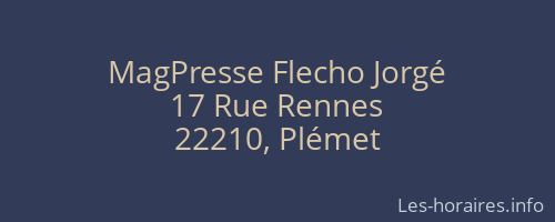 MagPresse Flecho Jorgé