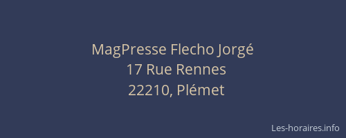 MagPresse Flecho Jorgé