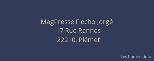 MagPresse Flecho Jorg&eacute;
