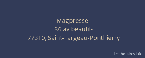 Magpresse