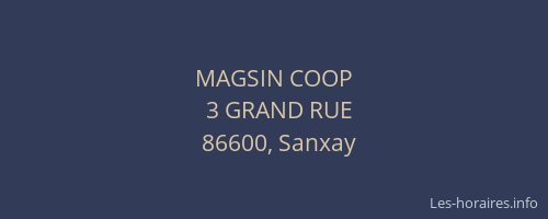 MAGSIN COOP