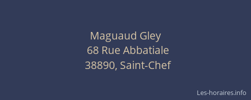Maguaud Gley