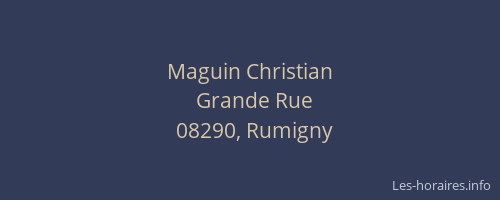 Maguin Christian