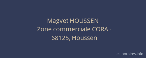 Magvet HOUSSEN