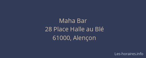 Maha Bar