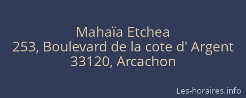 Mahaïa Etchea