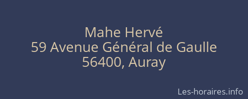 Mahe Hervé