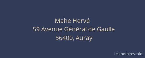 Mahe Hervé