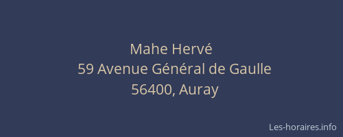 Mahe Herv&eacute;