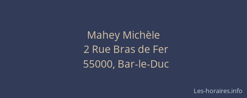 Mahey Michèle