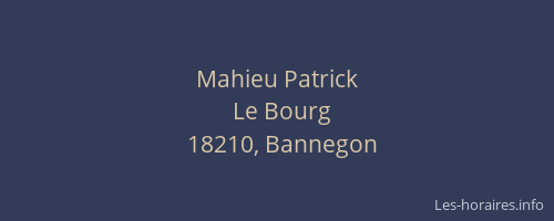 Mahieu Patrick