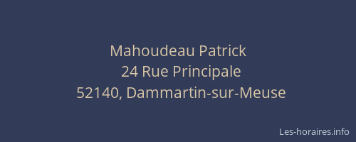 Mahoudeau Patrick