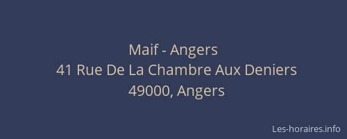 Maif - Angers