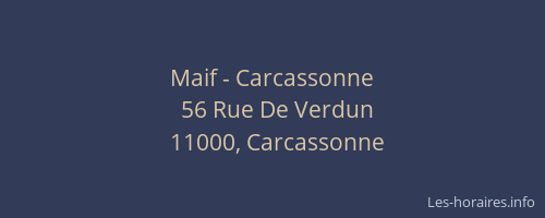 Maif - Carcassonne