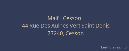 Maif - Cesson