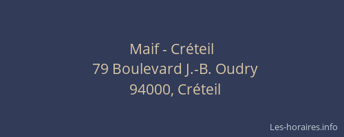Maif - Créteil