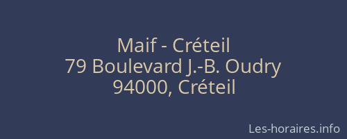 Maif - Créteil