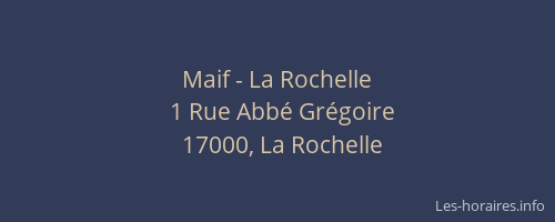Maif - La Rochelle