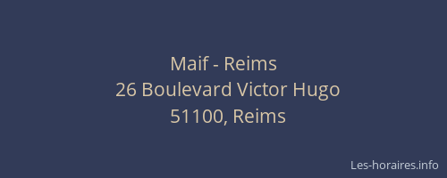 Maif - Reims