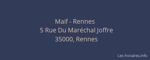 Maif - Rennes