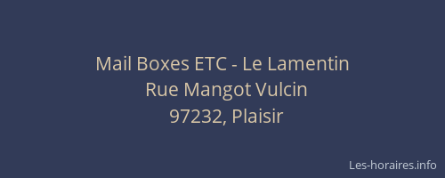 Mail Boxes ETC - Le Lamentin