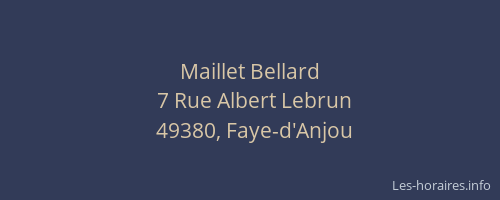 Maillet Bellard