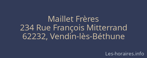 Maillet Frères