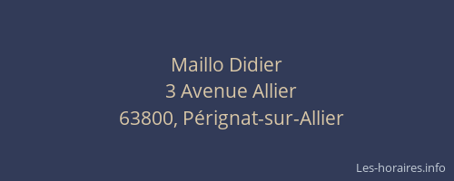 Maillo Didier