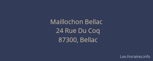 Maillochon Bellac