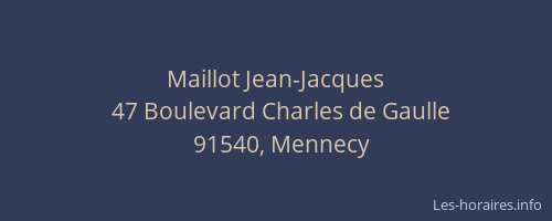 Maillot Jean-Jacques