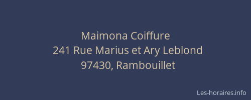 Maimona Coiffure