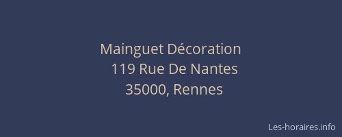 Mainguet Décoration