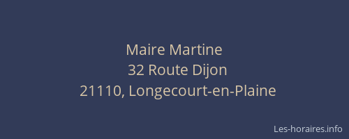 Maire Martine