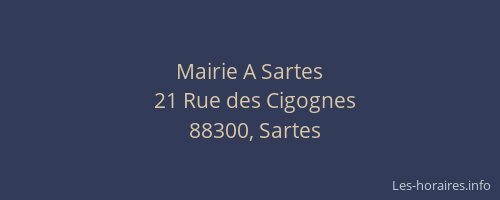 Mairie A Sartes