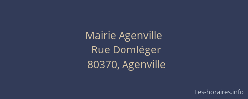 Mairie Agenville